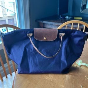 Longchamp - purple tote bag
